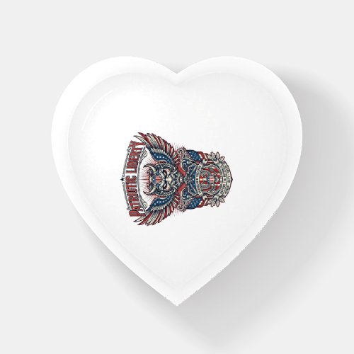 Patriotic Guardian Mask Freedom Military Inspired  Paperweight