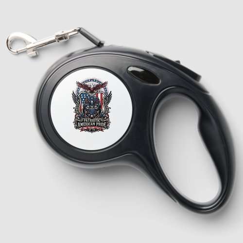 Patriotic Guardian Mask Freedom Military Inspired Retractable Pet Leash