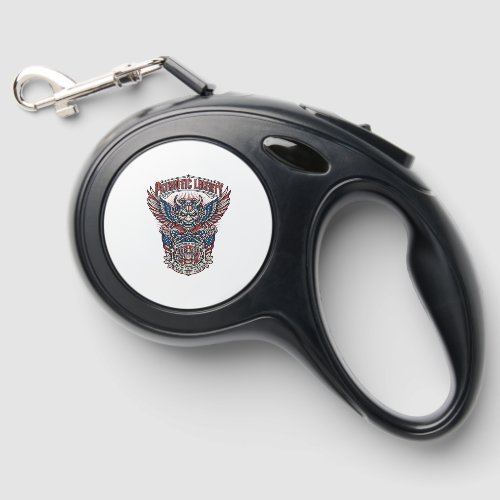 Patriotic Guardian Mask Freedom Military Inspired  Retractable Pet Leash
