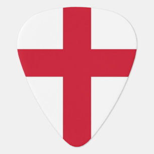 Patriotic guitar pick with Flag of England