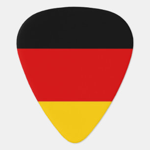 Patriotic guitar pick with Flag of Germany