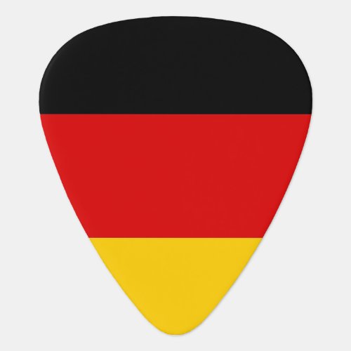 Patriotic guitar pick with Flag of Germany