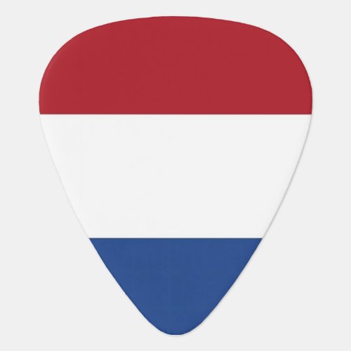 Patriotic guitar pick with Flag of Netherlands
