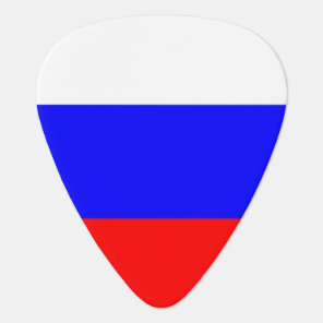 Patriotic guitar pick with Flag of Russia