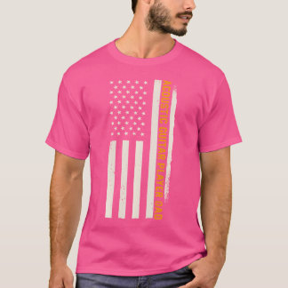 Patriotic Guitarist Musician Acoustic Guitar Playe T-Shirt