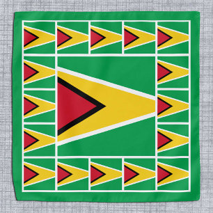 Patriotic Guyana Flag Bandana, fashion Guyana Bandana