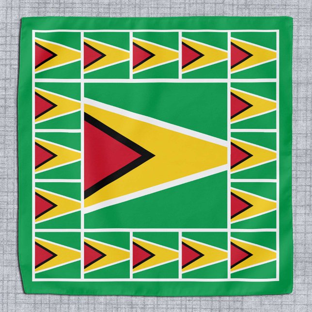 Patriotic Guyana Flag Bandana, fashion Guyana Bandana (Creator Uploaded)