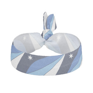 Patriotic hair tie with Flag of Columbia, SC