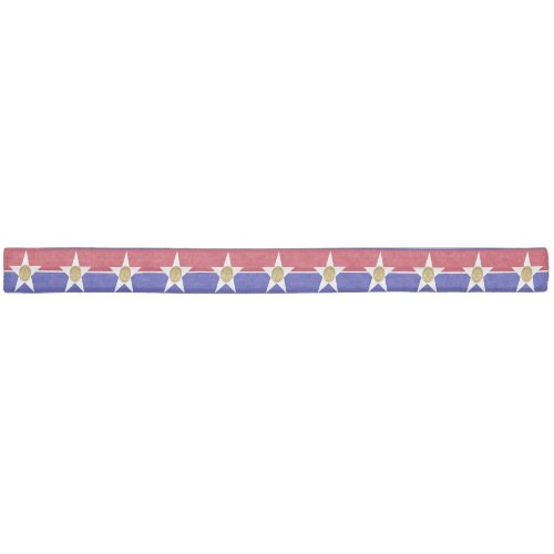 Patriotic hair tie with Flag of Dallas