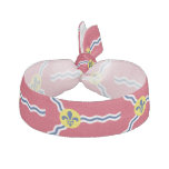 Patriotic hair tie with Flag of St. Louis, USA