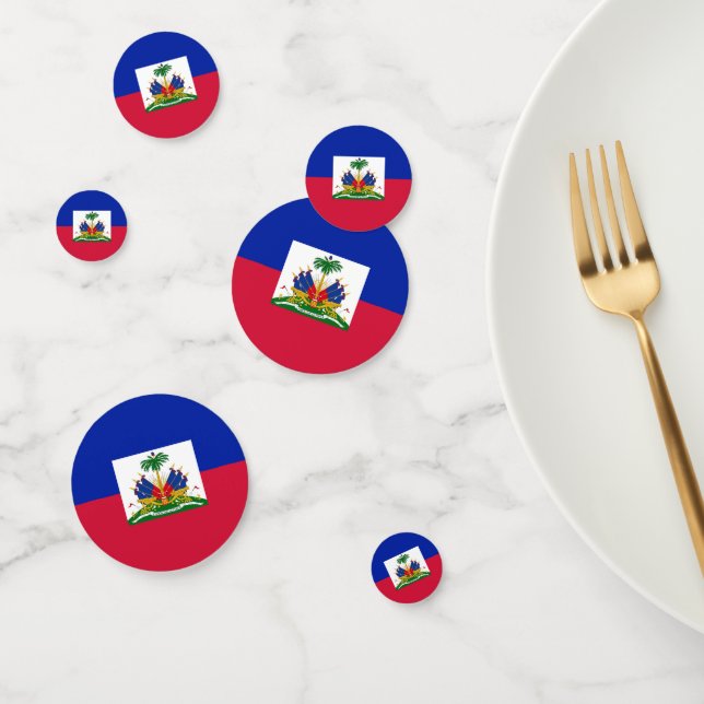 Patriotic Haiti Flag Day Table Confetti (Group)