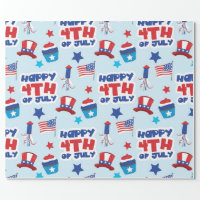 Patriotic 2024 wrapping paper