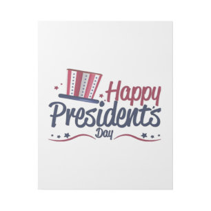 Patriotic Happy President's Day Design Gifts Class Gallery Wrap