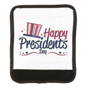 Patriotic Happy President's Day Design Gifts Class Luggage Handle Wrap