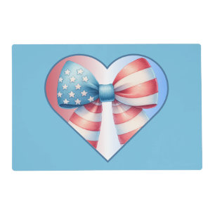 Patriotic Heart Placemat