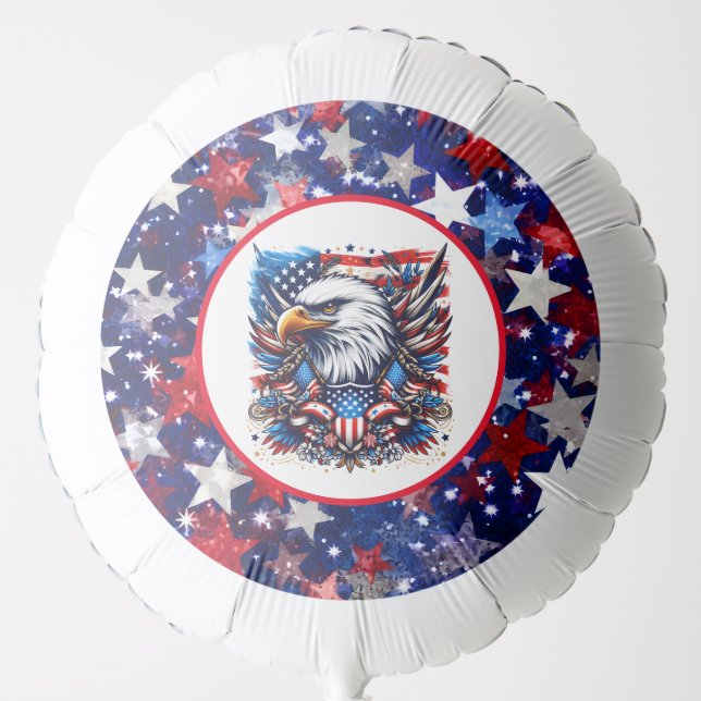 Patriotic Helium Balloon (Front)