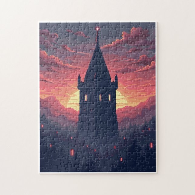 Patriotic Hidden Picture Mosaic Activity Game for Jigsaw Puzzle (Vertical)
