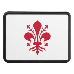 Patriotic hitch cover with Flag of Florence