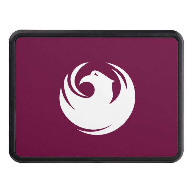 Patriotic hitch cover with Flag of Phoenix City (Front)