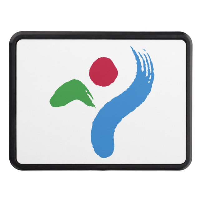 Patriotic hitch cover with Flag of Seoul (Front)