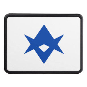 Patriotic hitch cover with Flag of Toyota City