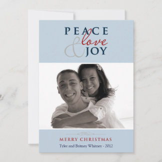 Patriotic Holiday Photo Card