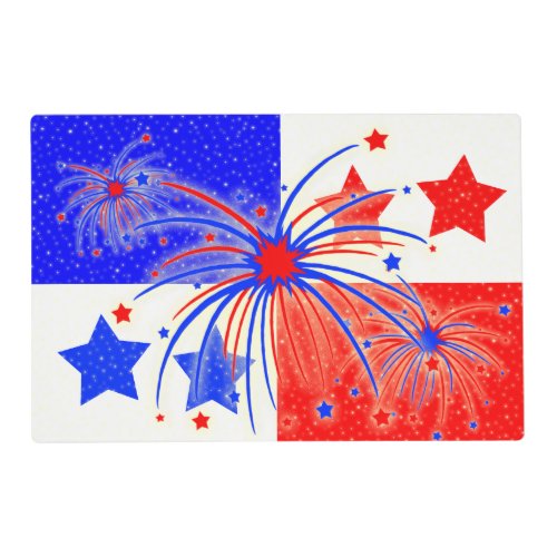 Patriotic Holidays and Summertime Fun Placemat
