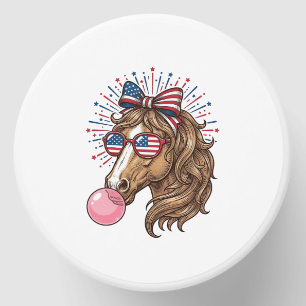 Patriotic Horse Bubble Gum Vintage Vector Shirt De Mini Candle Favors