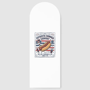 Patriotic Hot Dog Vintage Cookout Bookmarks