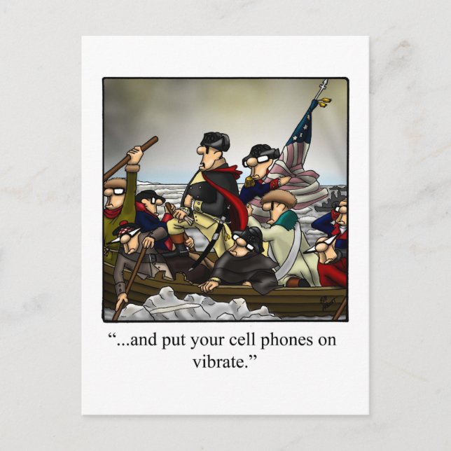 Patriotic Humor Postcard (Front)