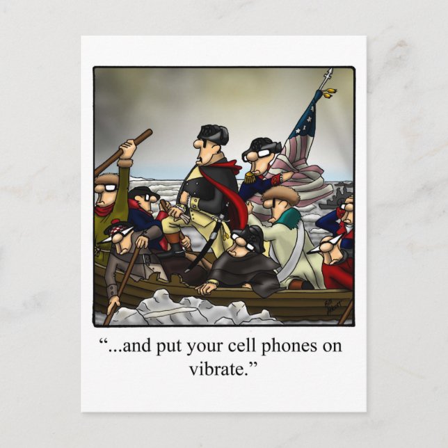 Patriotic Humorous Postcard (Front)