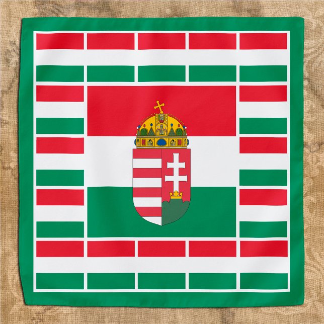 Patriotic Hungarian Flag Bandana, fashion Hungary Bandana (Creator Uploaded)