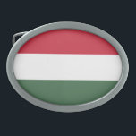 Patriotic Hungary Flag Belt Buckle<br><div class="desc">Patriotic flag of Hungary.</div>