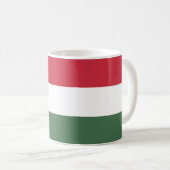 Patriotic Hungary Flag Coffee Mug (Front Right)