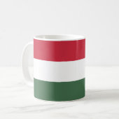 Patriotic Hungary Flag Coffee Mug (Front Left)