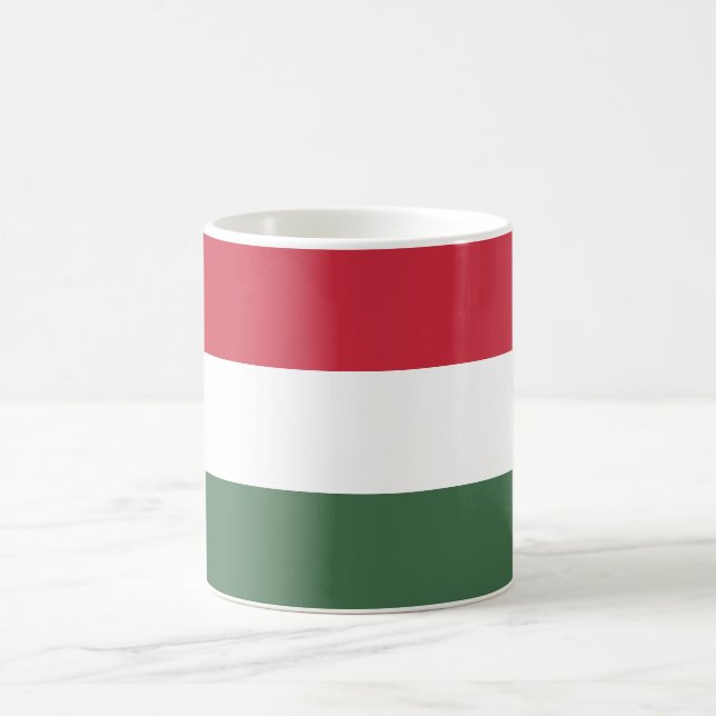 Patriotic Hungary Flag Coffee Mug (Center)