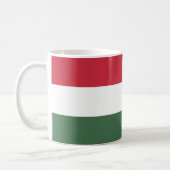 Patriotic Hungary Flag Coffee Mug (Left)
