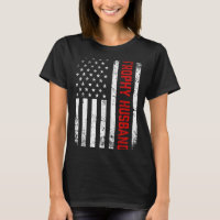 Patriotic Husband American Flag Trophy Graphic Art