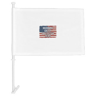 Patriotic Husband Daddy Protector Hero Flag Shirt 