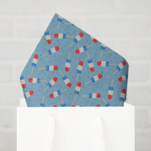 Patriotic Ice Pops Tissue Paper