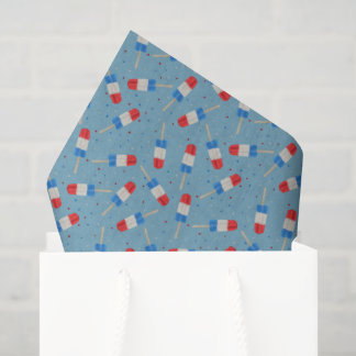 Patriotic Ice Pops Tissue Paper