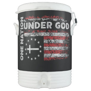 Patriotic Igloo Beverage Cooler