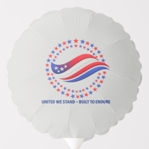 Patriotic Independence Day Apparel USA Stars Circl Balloon