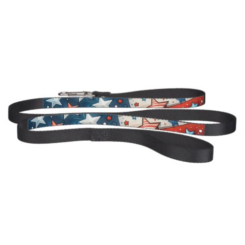 Patriotic Independence Day  Fourth of July Pet Leash