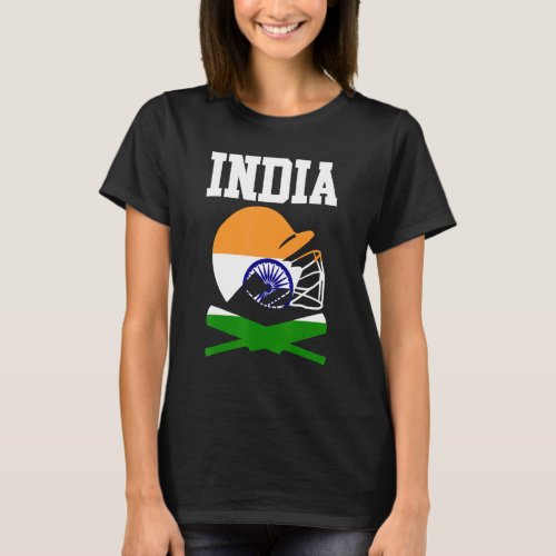 Patriotic Indian Cricket Players Cricketer India F T_Shirt
