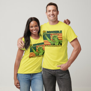 Patriotic-Indivisible-Liberty & Justice for All T-Shirt