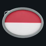 Patriotic Indonesia Flag Belt Buckle<br><div class="desc">Patriotic flag of Indonesia.</div>