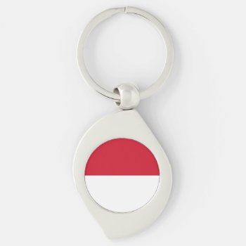 Patriotic Indonesia Flag Keychain by topdivertntrend at Zazzle