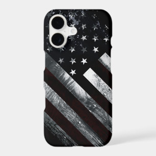 Patriotic Industrial American Flag iPhone 17 Case