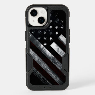 Patriotic Industrial American Flag OtterBox iPhone 14 Case